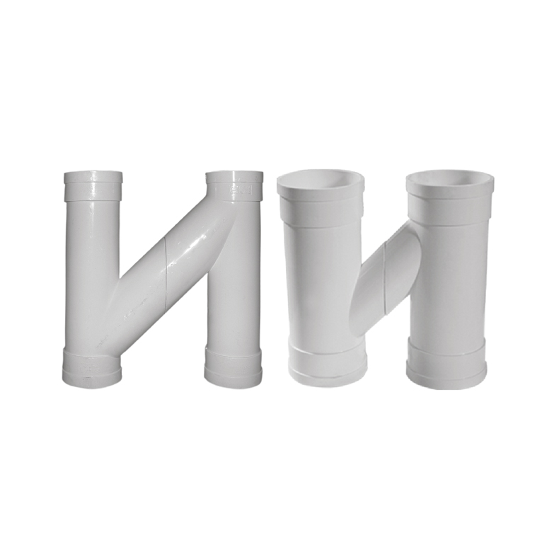 12993af06357bcabd0029cb8d59a3000 LESSO H-type Pipe PVC-U Drainage Fitting, White, dn160x75x110 - Image 1
