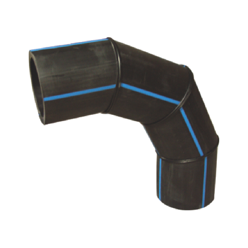 39d8ee33ff71ae48405e13ded4ac210d LESSO 90° Welded Elbow 1.0MPa (PE Fitting) Black DN400 - Image 1