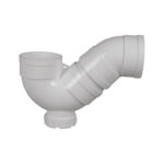 LESSO P-type Trap (With Cleanout) PVC-U Drainage Fitting White dn160