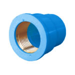 LESSO Copper Female Thread Reducing Coupling (PVC-U Water Supply Fitting), Blue, dn25×RC1/2"