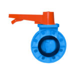 LESSO Lever-operated Butterfly Valve (PVC-U Water Supply Fitting) Blue DN110