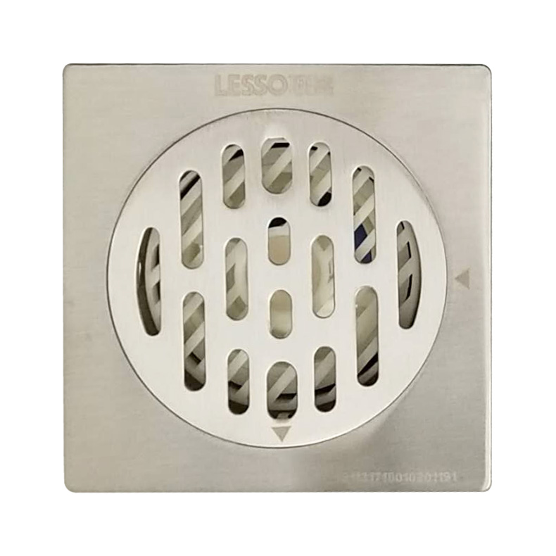 48b8eda9248a3b77acdbc98a3788fca8 LESSO Stainless Steel Deodorant Floor Drain WP11317 - Image 1