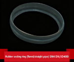 LESSO Rubber Sealing Ring HDPE Double Wall Corrugated Pipe (Flared/Plain Pipe) N1 SN4 DN/ID400 - Image 3