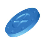 LESSO Blind Flange (PVC-U Water Supply Fitting) Blue DN160