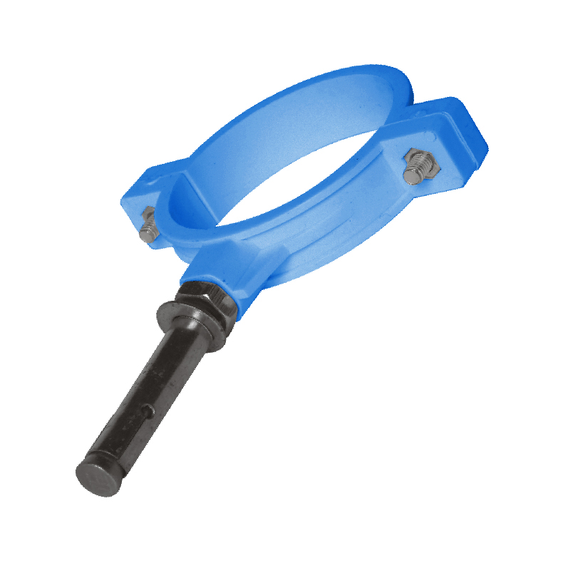 603b9134ae1765510e29ccff95bd108c LESSO Type I Pipe Clamp (PVC-U Water Supply Fitting) Blue DN63 - Image 1
