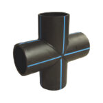 LESSO 90° Welded Four-way Pipe Fitting, 1.6MPa (PE Fitting) Black dn110