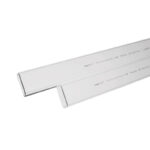 LESSO PVC-U Square Rainwater Downpipe White dn110×73 4M