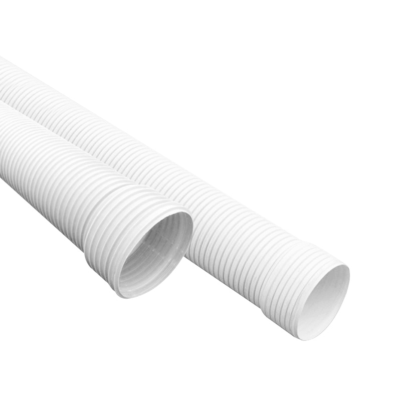 7b40395af6e95a2f34d866f0f59ece97 LESSO PVC-U Double-Wall Corrugated Pipe (Outer Diameter) Beige SN4 110 6M - Image 1