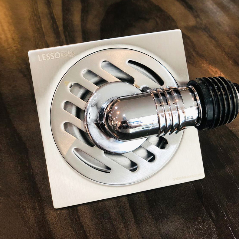 833d1d4b1d3b4f0f5b108790f40f454c LESSO Stainless Steel Deodorant Floor Drain WP11326 - Image 1