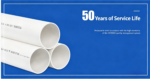 LESSO PVC-U Drainage Pipe (B) White dn200 4M - Image 4