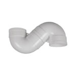 LESSO S-trap PVC-U drainage fitting white DN160