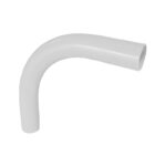 LESSO Large Radius Elbow, Underground Communication Solid Wall PVC Pipe Fitting White dn90