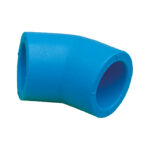 LESSO 45° Socket Elbow (PE Fitting) Blue dn75