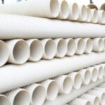 LESSO PVC-U Double-Wall Corrugated Pipe (Outer Diameter) Beige SN4 110 6M - Image 2