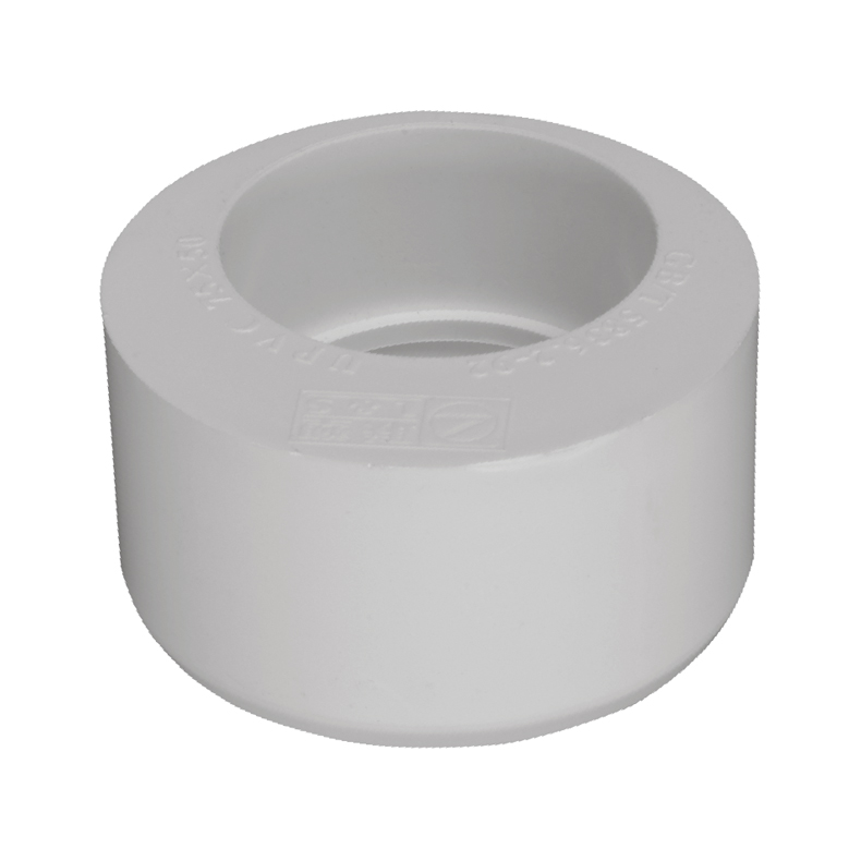 b524c7c83b2f15be73738d850047242a LESSO Reducer PVC-U Drainage Fitting White dn110x50 - Image 1