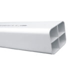 LESSO PVC-U Four-Hole Grating Pipe for Underground Communication Pipeline, White 42x2.8/2.0x4 6M