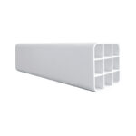 LESSO PVC-U Nine-Hole Grating Pipe for Underground Communication Pipeline White 28x2.0/1.6x9 6M