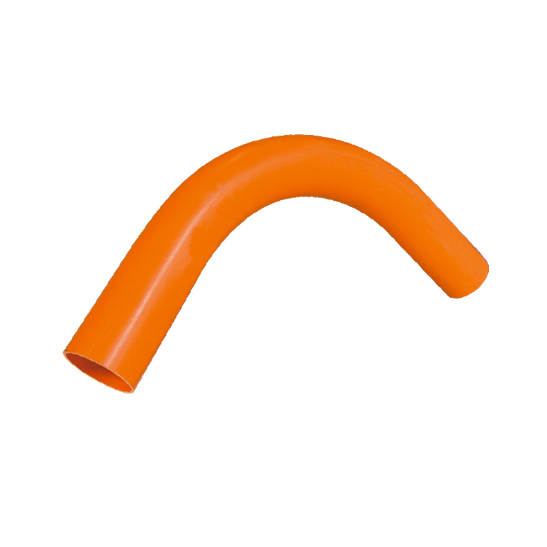 d82e779c49dc765d27d5b8b7032a330b LESSO Large Radius Elbow PVC-C Cable Conduit Fittings Orange DN75 - Image 1