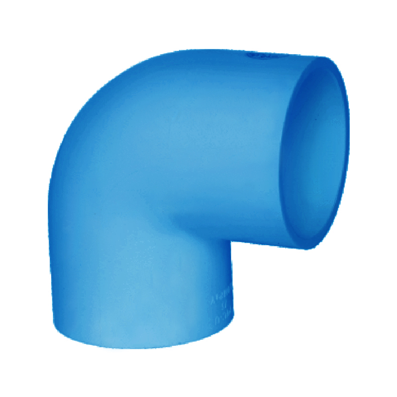 ddc18d633e8a8d06f0d0e357d9759063 LESSO 90° Elbow (PVC-U Water Supply Fitting) Blue DN160 - Image 1