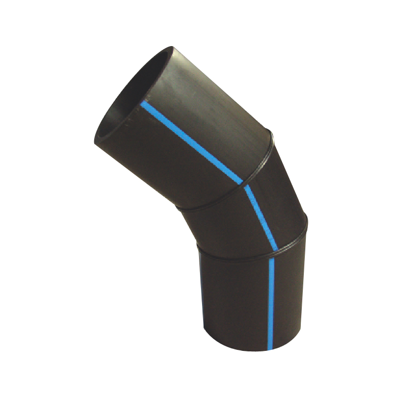 eb191c4be63ed2b67b4009d629462843 LESSO 45° Welded Elbow 1.0MPa (PE Fitting) Black dn315 - Image 1