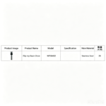 LESSO Flip-top Basin Waste WP08402 - Image 2
