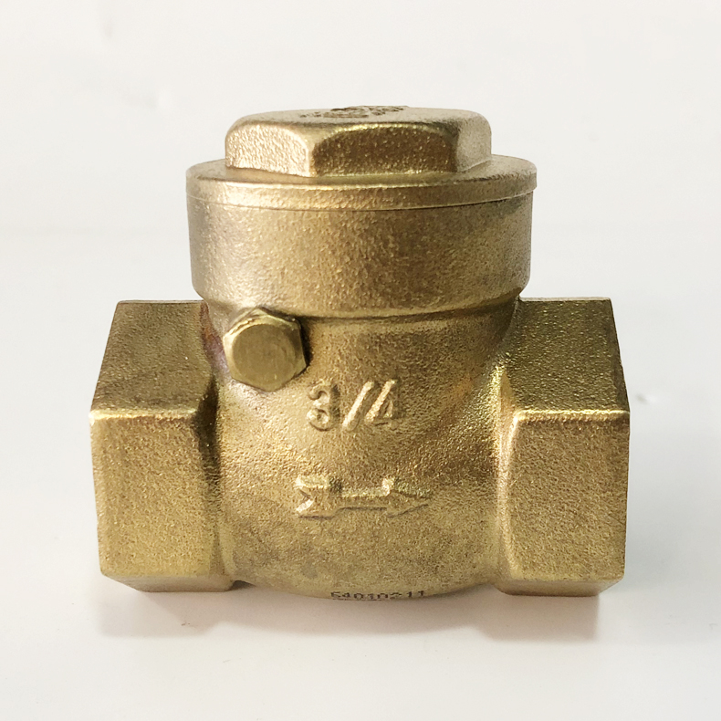 0dfe4c29ed9c82dac3383aa6f14b13bb LESSO Brass Horizontal Check Valve 401-020 Brass Valve - Image 1