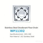 LESSO Stainless Steel Odor-Resistant Floor Drain WP11302 - Image 5