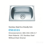 LESSO Stainless Steel Eco-friendly Sink CS11111 - Image 2