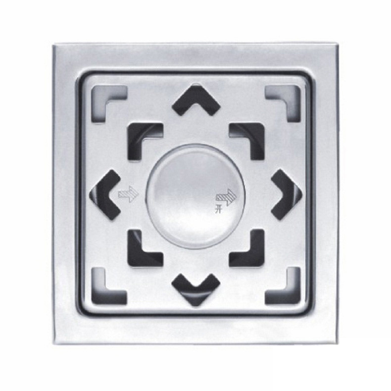 94b769681bb2969edc3f726f19dad236 LESSO Stainless Steel Odor-Resistant Floor Drain WP11302 - Image 1