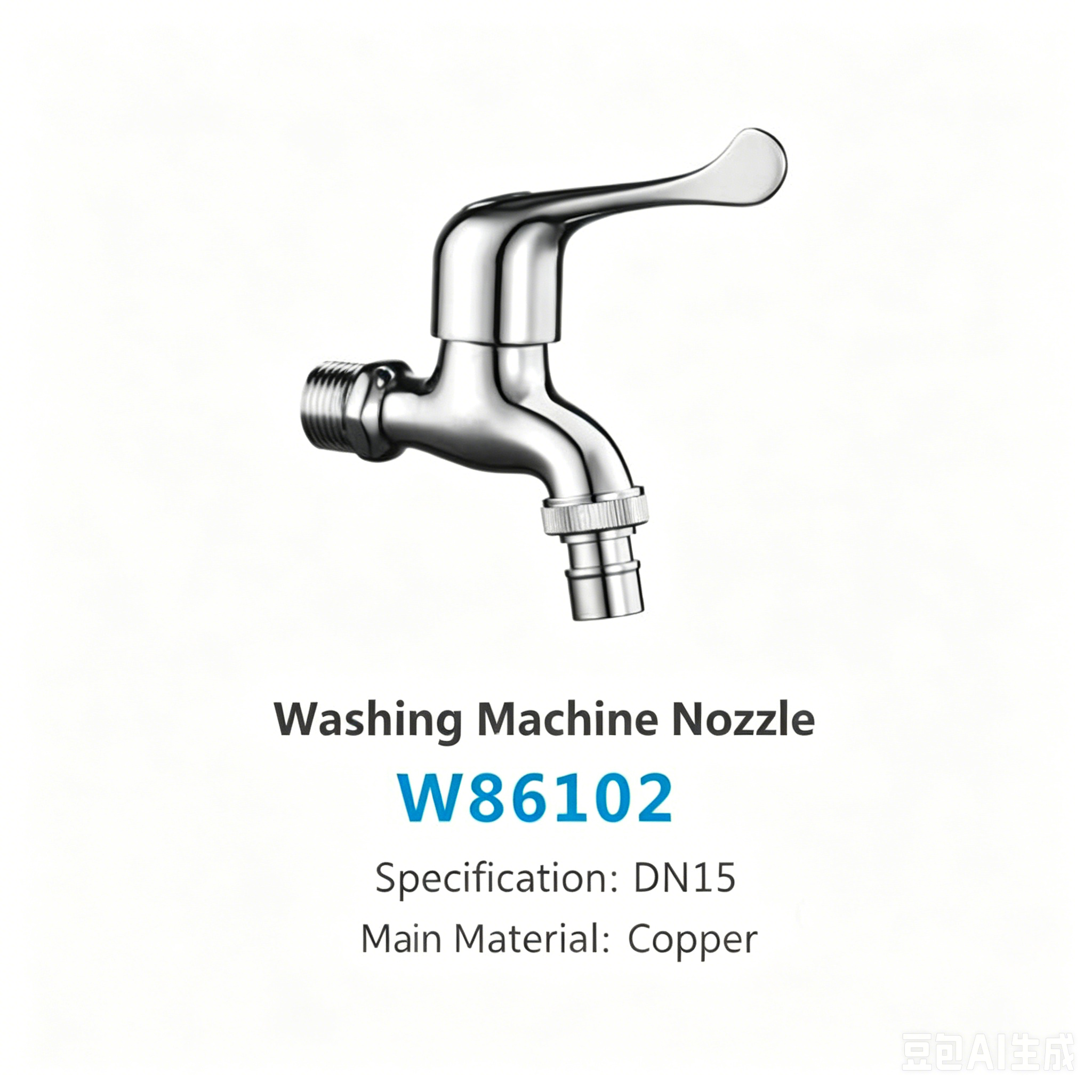 9b23e419-d9d5-4d4e-a1dc-933abcfab2da LESSO Washing Machine Tap W86102 - Image 1
