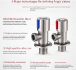 LESSO Stainless Steel Angle Valve WP01605(LS) - Image 4