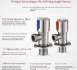LESSO Stainless Steel Angle Valve WP01604(LS) - Image 4