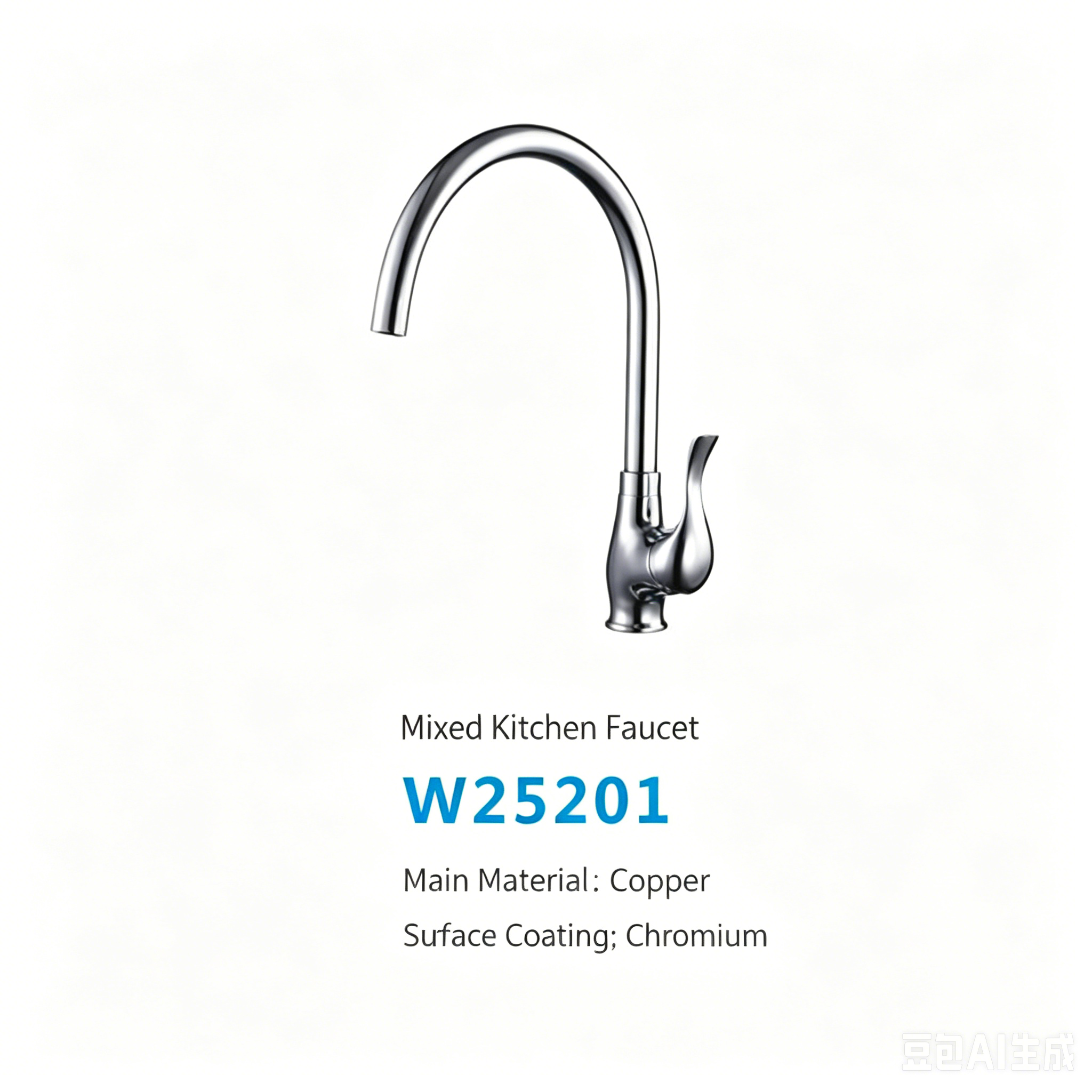 c11dba72-7d1d-41af-83c6-22485413f0e6 LESSO Mixed Kitchen Faucet W25201 - Image 1