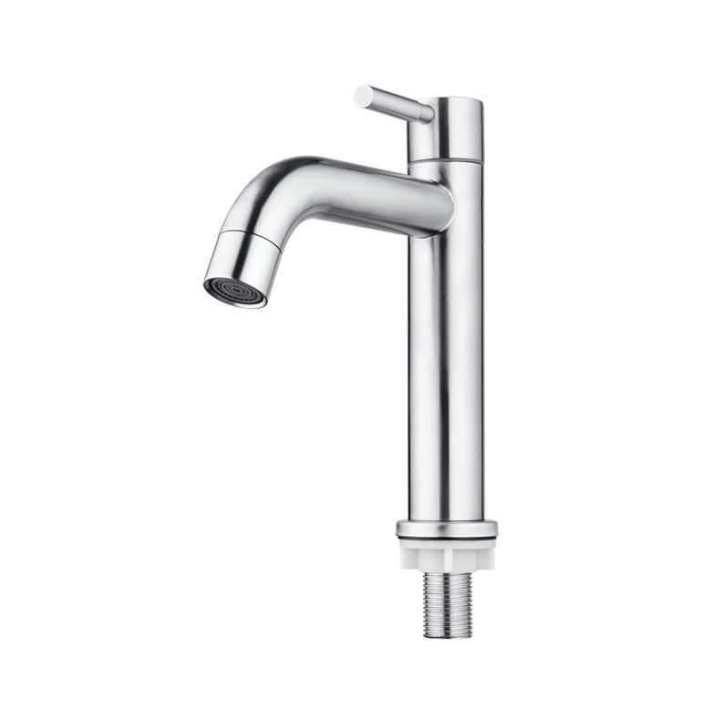c4f8c9e95a4887718593ba8915d91dba LESSO Stainless Steel Single Cold Basin Faucet W34101(LS) - Image 1