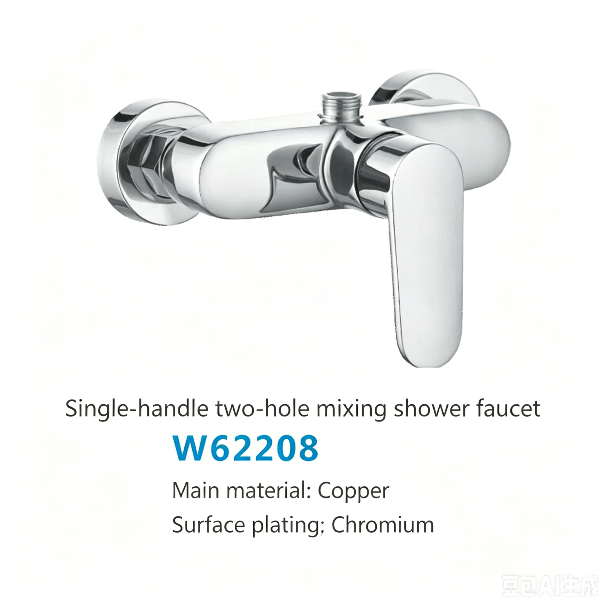 ce7587ef-55c8-478c-be60-4f7a82b2d574 LESSO Single-handle Double-hole Mixing Shower Faucet W62208(LS) - Image 1